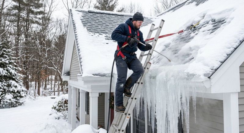 Ice Dam Removal in Edmond, OK