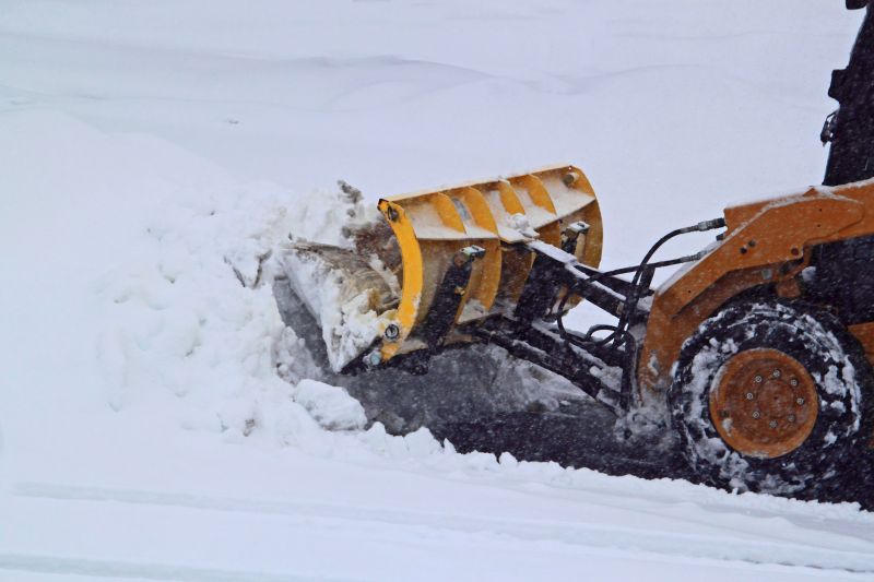 Snow Clearing Equipment in Action