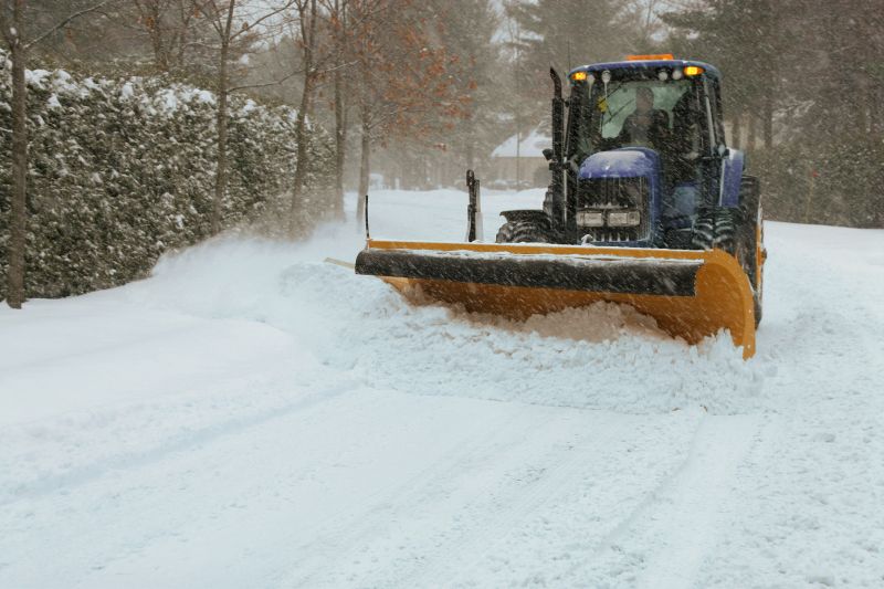 Snow-covered Driveways
